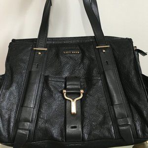 Cole Haan Black Leather Shoulder Bag